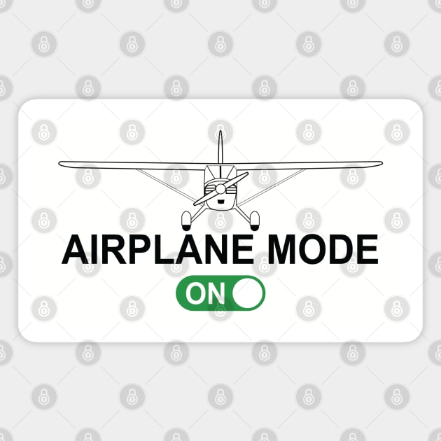Airplane Mode One, Stinson Magnet by zehrdesigns